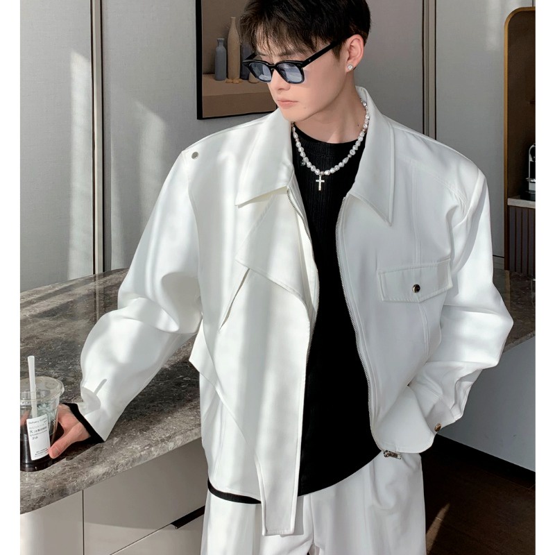 Áo Khoác Khóa Kéo Nhẹ Nhàng Phong Cách Hàn Quốc Hợp Thời Trang Cho Nam