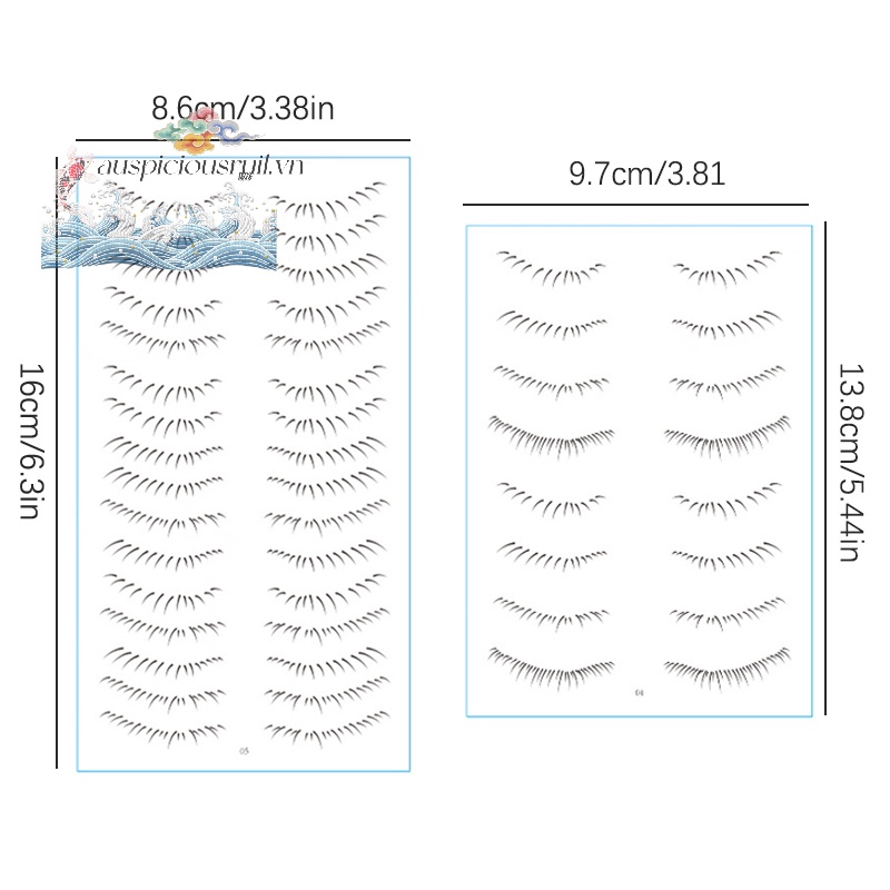 Nhãn Dán Giả Hình Xăm Trang Điểm Mắt Cho Nữ nghi ngờ1 2023