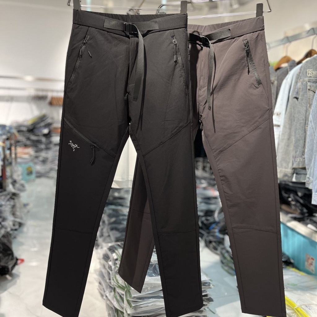 XD52 ARC'TERYX 23 autumn men's outdoor casual pants waterproof breathable soft shell pants elastic slim thick material quick-drying pants men