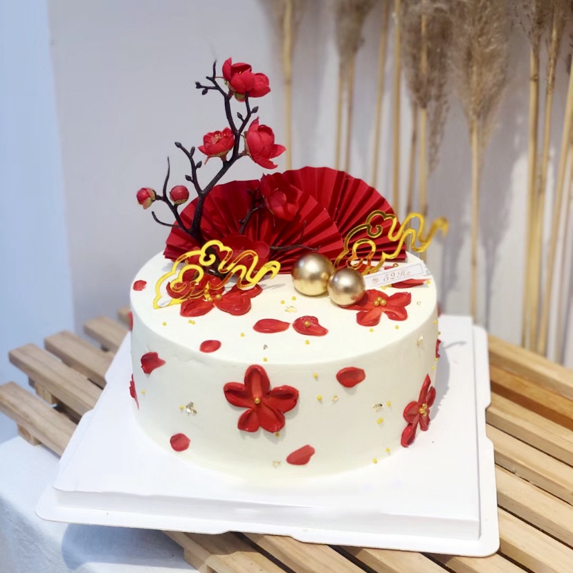 60cm Hoa Cúc Tuyết Giả Lập, Hoa Mai Đỏ Trung Quốc, Cành Khô và Cành Nhánh để Bài Trí, Trang Trí Đám Cưới và Tăng Cường Cảnh Quan.