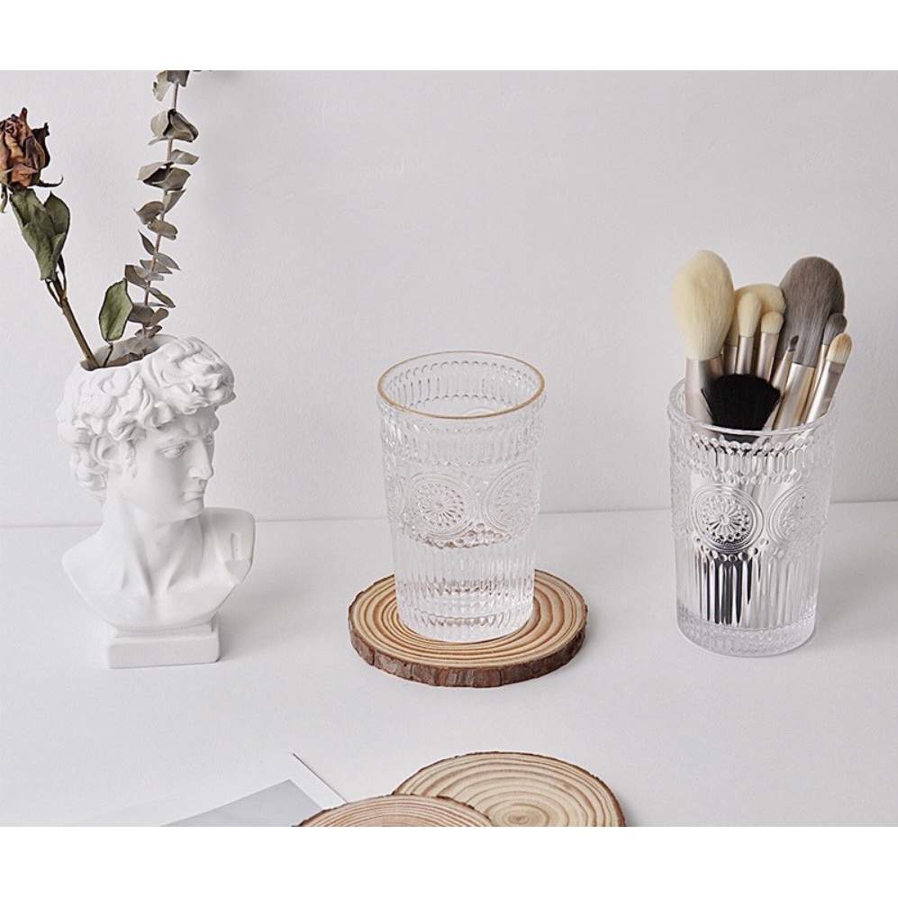Đế Nến Thơm, Lót Cốc Ly Bằng Khoanh Gỗ tTròn Xinh Xắn Decor Chụp Ảnh
