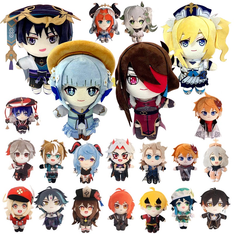 Búp Bê Nhồi Bông Hình Nhân Vật anime gorou thoma yae miko furina neuvillette 20cm