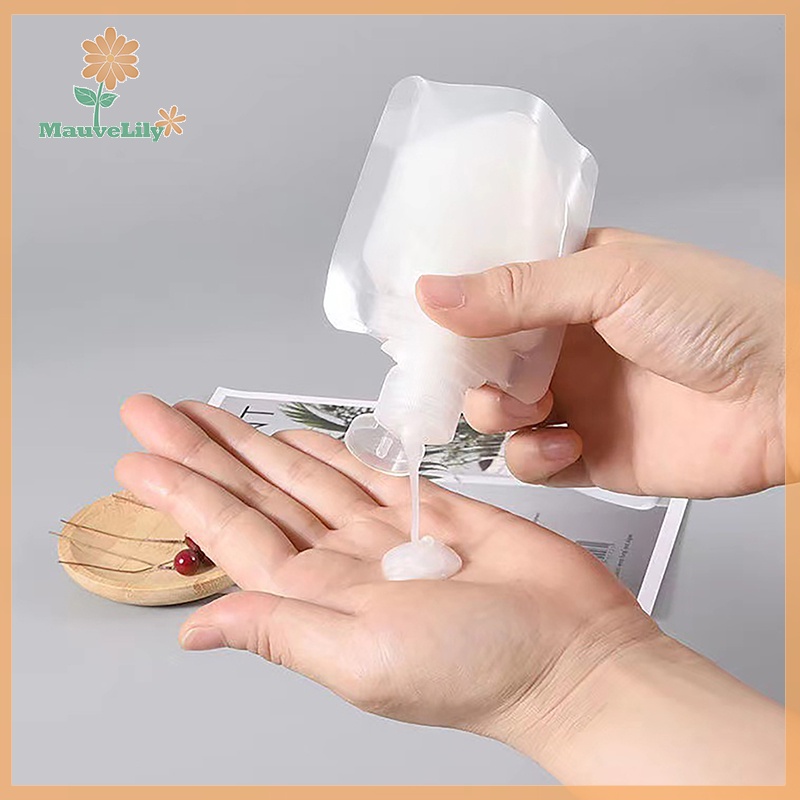 Lily Túi Nhựa Trong Suốt Đựng Dầu Gội / Mỹ Phẩm Tiện Lợi Khi Đi Du Lịch uuu