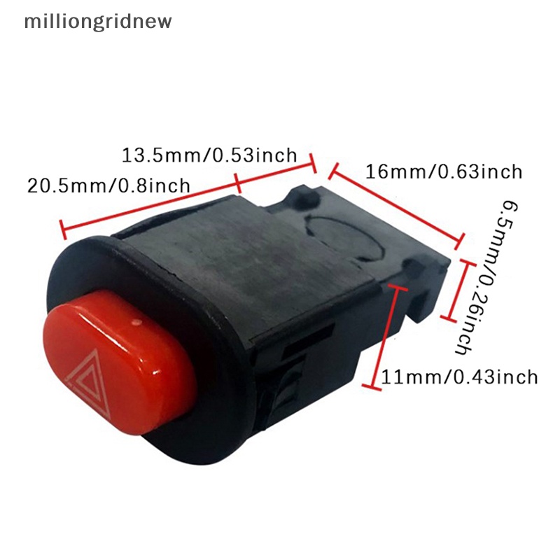 Công Tắc Đèn flash Cảnh Báo Khẩn Cấp Chuyên Dụng Cho Xe Mô Tô