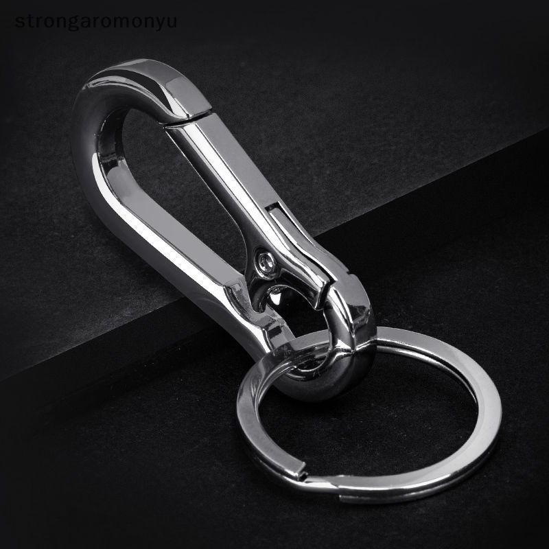 Yu Móc Khóa Bằng Thép Không Gỉ Hình Móng Ngựa Thời Trang Chống Thất Lạc Làm Quà Tặng Trang Trí Xe Hơi