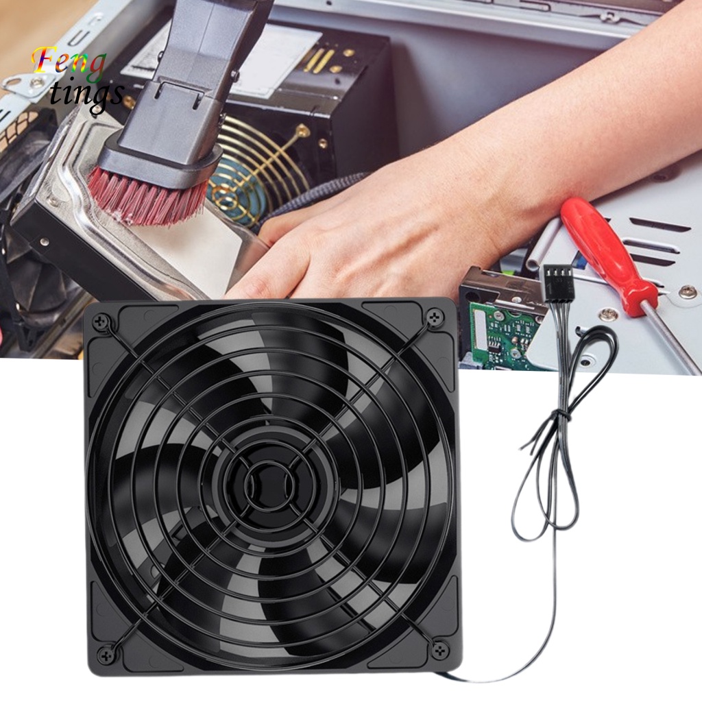 Quạt Làm Mát Không Chổi Than 3000rpm 4pin Không Ồn Tốc Độ Cao