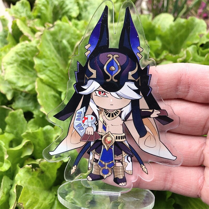 Mô hình standee Game Genshin Impact Alhaitham Yaoyao Beelzebul Yae Miko Klee tượng acrylic anime chibi mô hình trưng bày