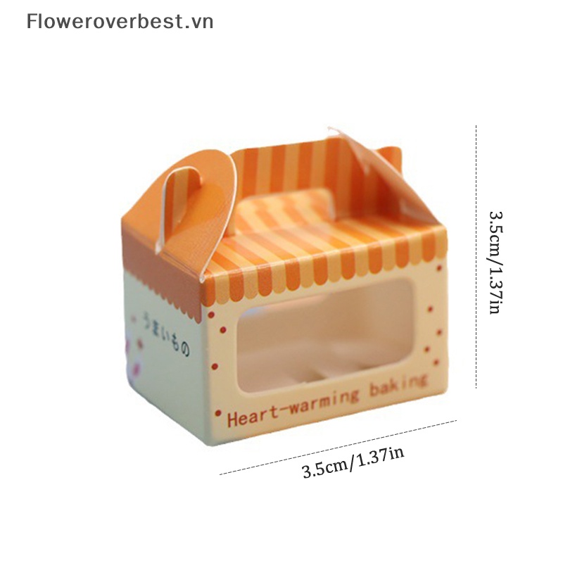 Fbvn Set 3 Hộp Đựng Bánh / Món Tráng Miệng Nhỏ Xinh Trang Trí Nhà Búp Bê 1: 12