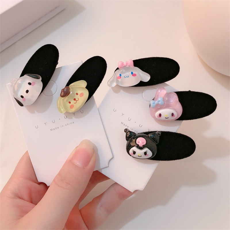 Hoạt Hình Kẹp Tóc Hình Động Vật Dễ Thương Cho Bé Gái