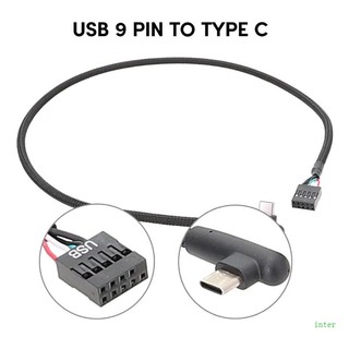 Dây cáp sạc truyền dữ liệu usb type c 9pin sang type c