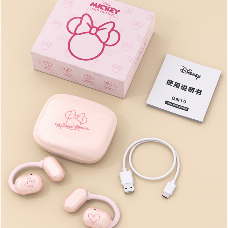 Disney Tai Nghe Treo Vành Tai dn19 bluetooth 5.3 Không Dây Âm Thanh hifi Hai Chế Độ Âm Thanh Kỹ Thuật Số Pin Thấp Hình Chuột mickey minnie Đáng Yêu