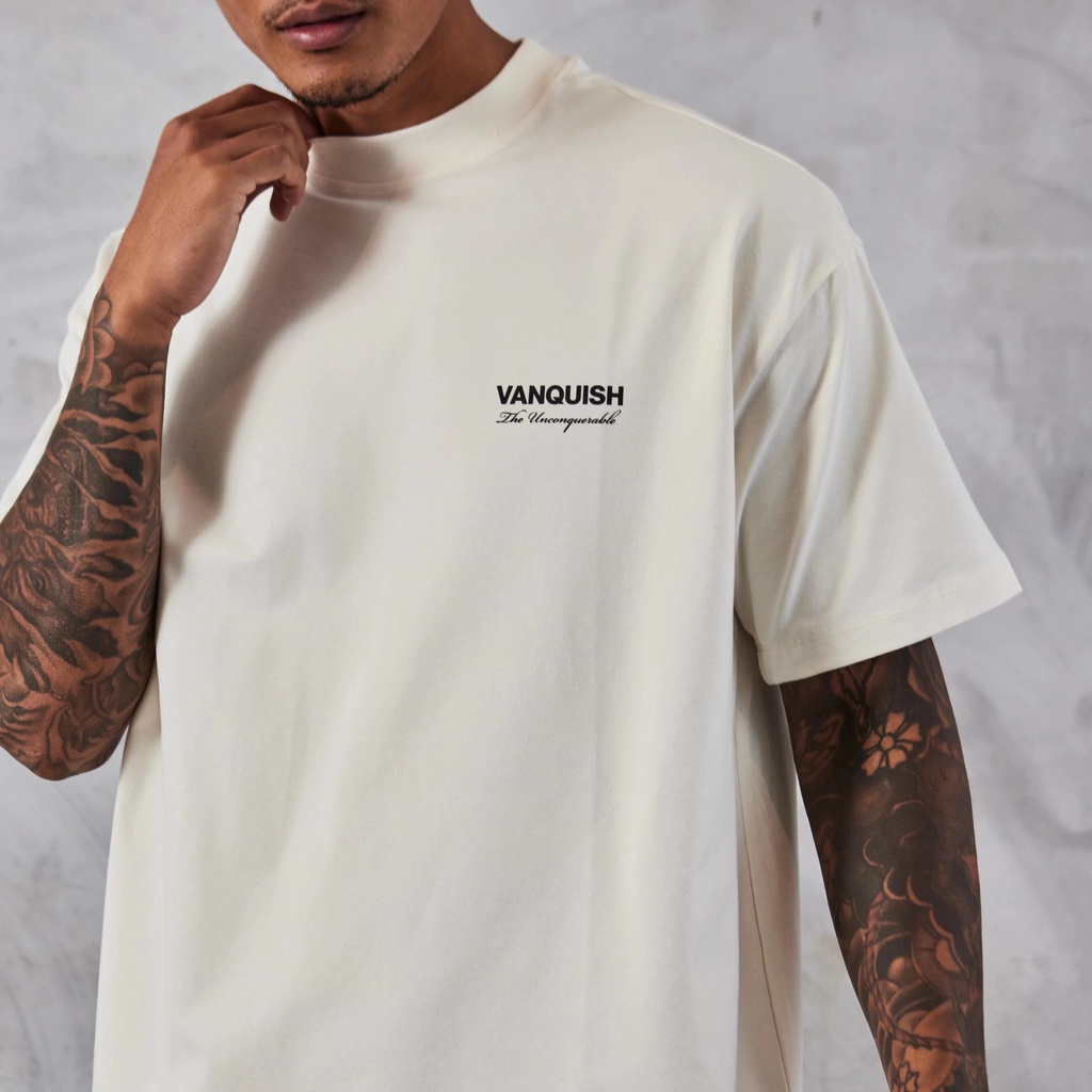 Vanquish Áo Thun cotton Tay Ngắn Dáng Rộng In Họa Tiết Thời Trang Cho Nam Và Nữ