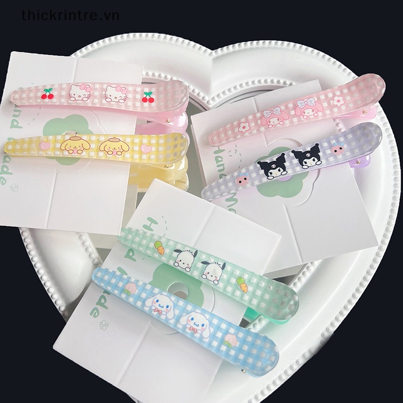 Kẹp Tóc Th kawaii pochacco kuromi Hình Trái Tim Hoạt Hình Dễ Thương Đa Ứng Dụng Làm Quà Sinh Nhật vn