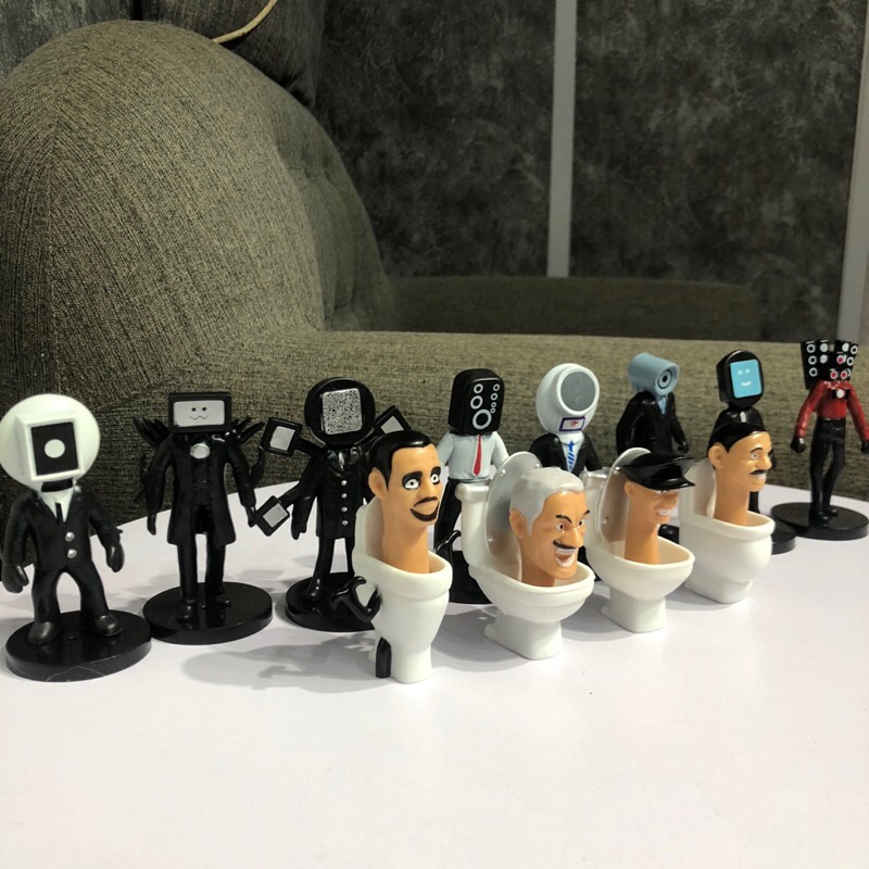 Xả kho Mô Hình Nhân Vật Người Đàn Ông Ngồi Toilet Ngộ Nghĩnh Đáng Yêu ,Phong Phú ,Sống Động tặng kèm xe