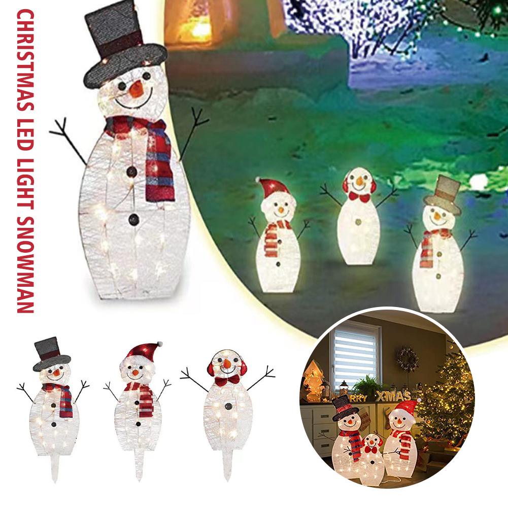 Đèn led Chiếu Sáng Hình Người Tuyết k4g6