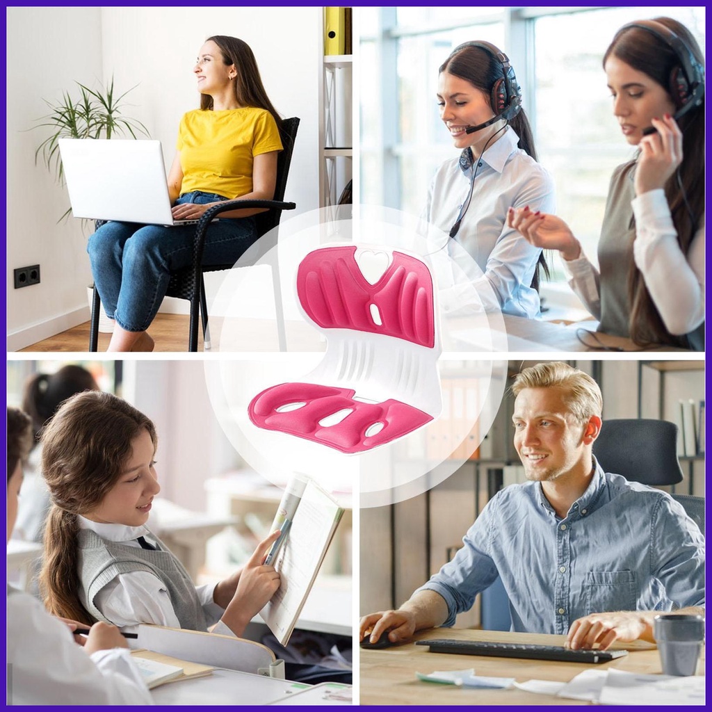Gối Tựa Lưng Hình Cánh Hoa Hỗ Trợ Tư Thế Ngồi Trên Xe Hơi