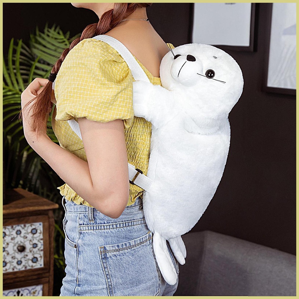 Ba Lô Thú Nhồi Bông Hình Động Vật Biển Dễ Thương Vui Nhộn Dành Cho Bé Trai Và Bé Gái aseavn aseavn