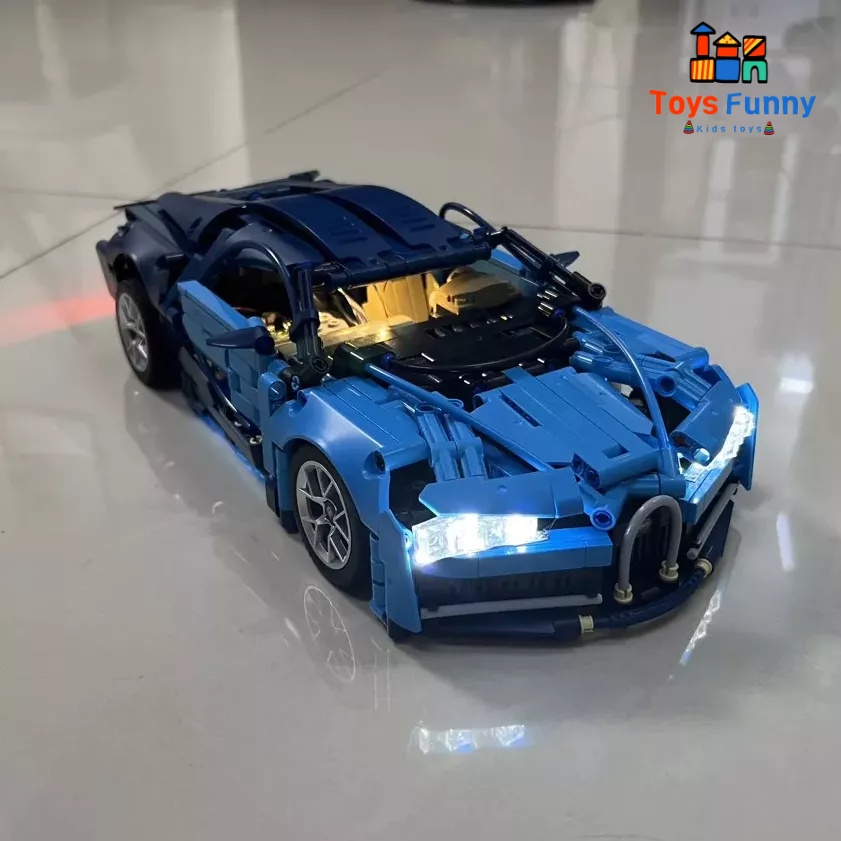 Đồ chơi lắp ráp lego siêu xe Bugatti tỉ lệ 1:14 kích thước 33x16,7x10cm, 1388 PCS