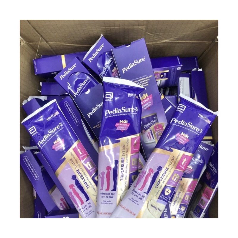 Sữa bột Pediasure gói hương Vani mẫu mới ít ngọt 48,6g
