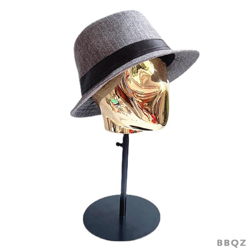 Đầu Ma Nơ Canh Kim Loại 40cm - 53cm Trưng Bày Mũ Đa Năng