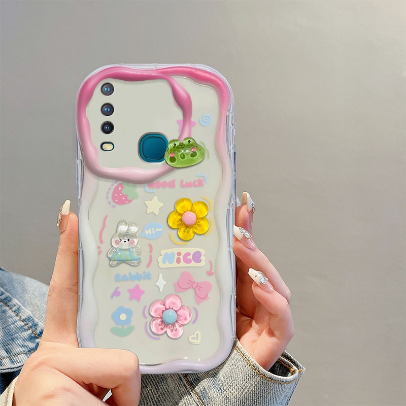 Ốp lưng vivo y15 ốp lưng vivo y17  Ốp Điện Thoại Gắn Búp Bê 3d Dễ Thương Cho vivo u10 vivo y17 y12