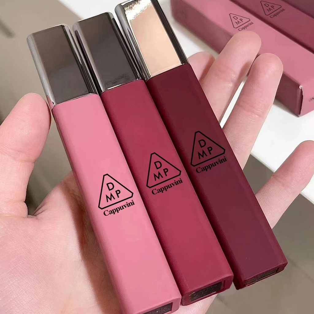 Son Môi Màu Nhung Lì Lâu Trôi Không Thấm Nước Không Dễ Phai Màu cappuvini