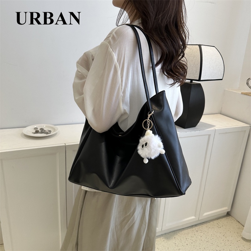 URBAN túi xách nữ tote công sở văn phòng to đeo vai đi học đi làm 2023NEW Quyến rũ Vintage Korean  thích hợp sử dụng hàng ngày GTT23A00M4 42Z231018