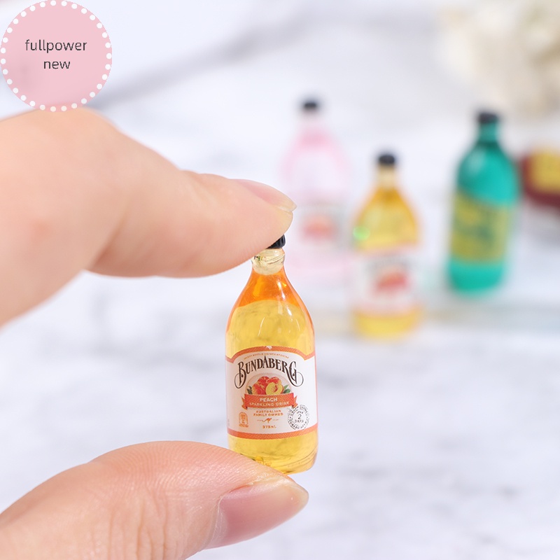 Fullpowernew Set 10 Chai Nước Mini Tỉ Lệ 1: 12 1: 6 Cho Nhà Búp Bê vn