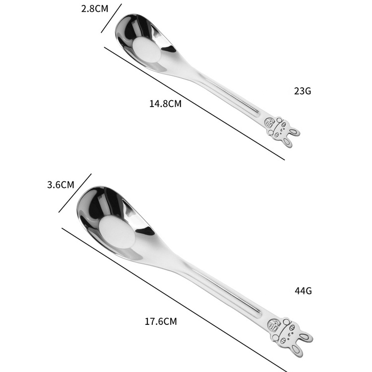 Muỗng Ăn Cho Bé Bằng Thép Không Gỉ 304