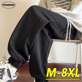 Quần jogger Màu Đen Dáng Rộng Đơn Giản Hợp Thời Trang Cho Nam size m-8xl