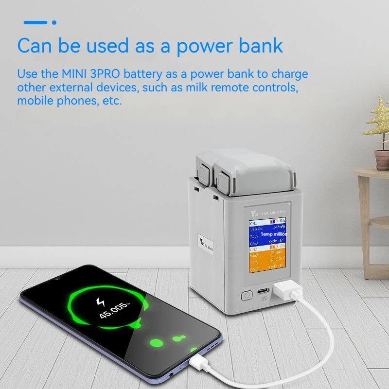 Cục Sạc Nhanh pd Cho dji mini 4 pro / mini 3 pro / mini 3