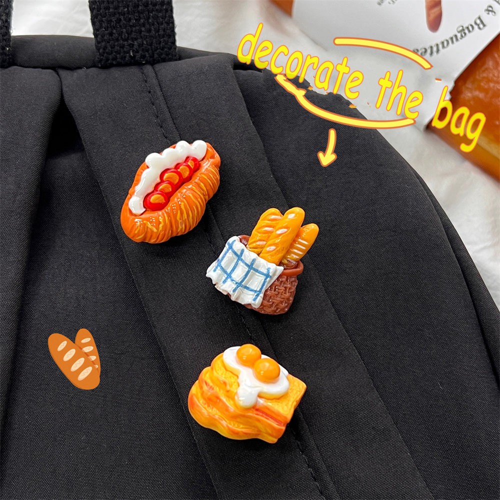 Kẹp Tóc Hình Bánh Mì Dễ Thương Cho Nữ