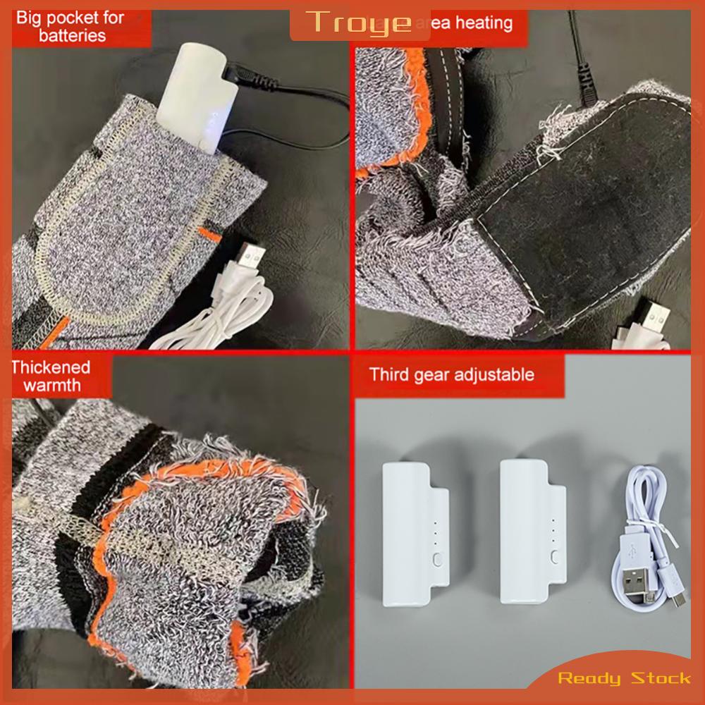 ❀ Troye troye ❀ Vớ Giữ Ấm Chân Chạy Bằng Pin 3.7v