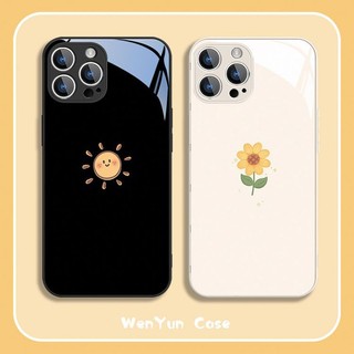 Ốp Điện Thoại Hình Hoa Hướng Dương Cho iphone 15promax new 14pro 13promax mini 12pro simple 7 8plus xr xsmax