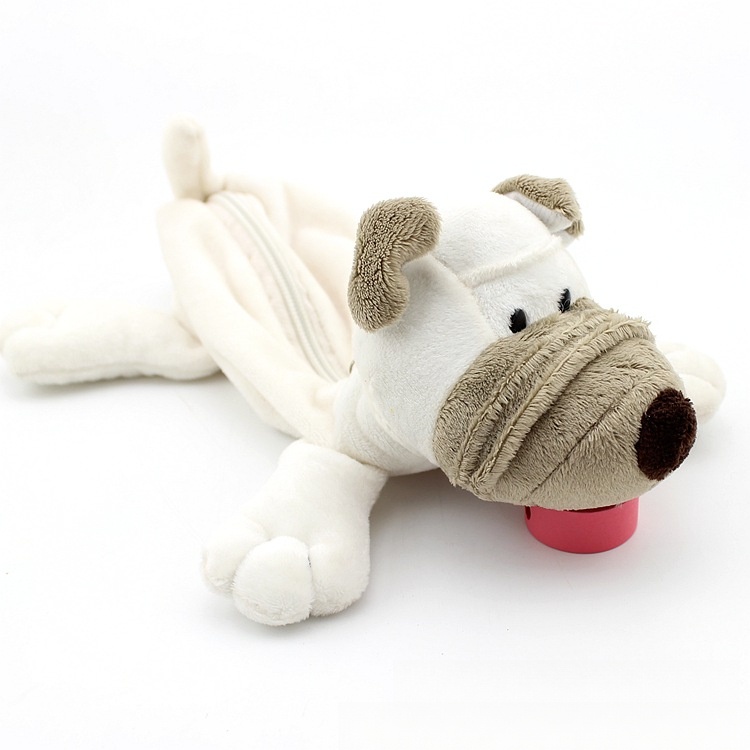 Túi Đựng Bút Bằng Vải Bông Họa Tiết Hoạt Hình Động Vật Sáng Tạo Kiểu Hàn Quốc Cho Bé