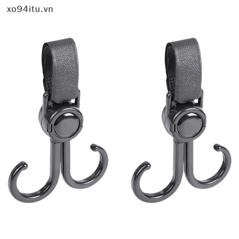 Xoitu 1 / 2 Móc Đôi Gắn Xe Đạp / Xe Máy / Xe Đạp Điện Xoay Được vn