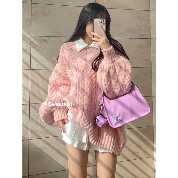 Áo sweater Nữ Thời Trang Thu Đông Phong Cách Hàn Quốc