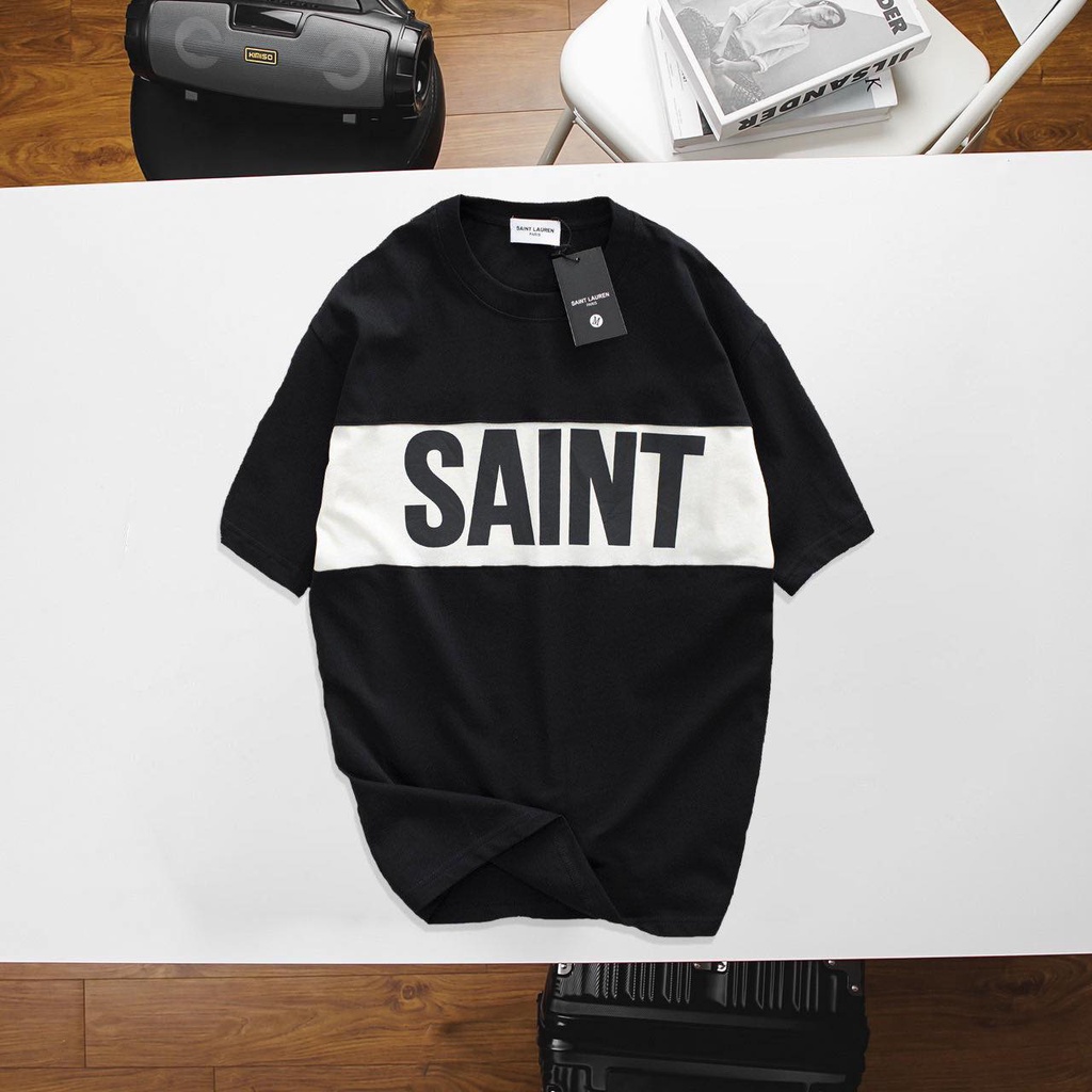 T Shirt Unisex S.Laurent NaM Nữ Cao Cấp