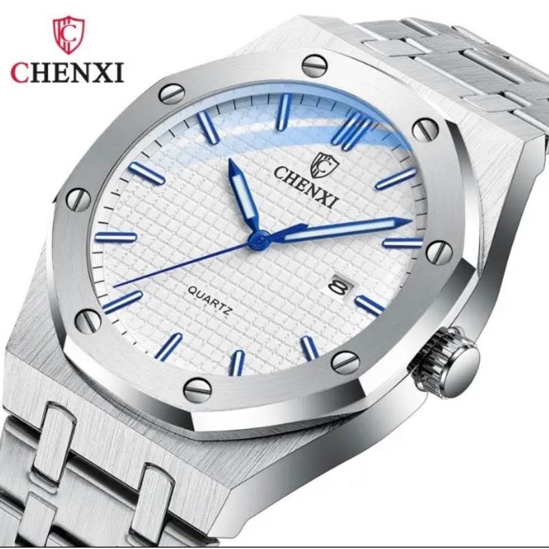 Đồng Hồ Nam Cao Cấp CHENXI X6 Kính Lồi Dây Thép Đúc