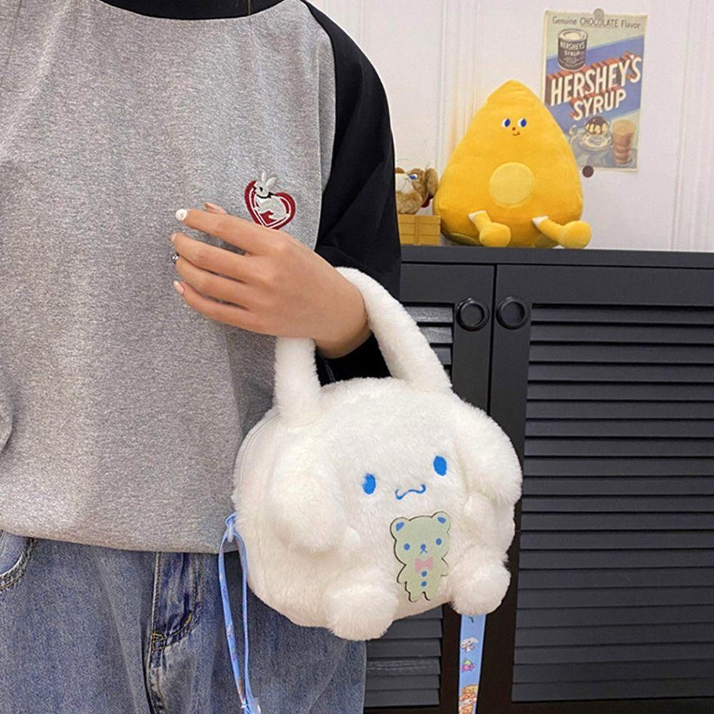 Shanhai Túi Đeo Chéo Đựng Điện Thoại Hình Búp Bê Kumamon melody cinnamoroll Nhồi Bông Dễ Thương Cho Bé