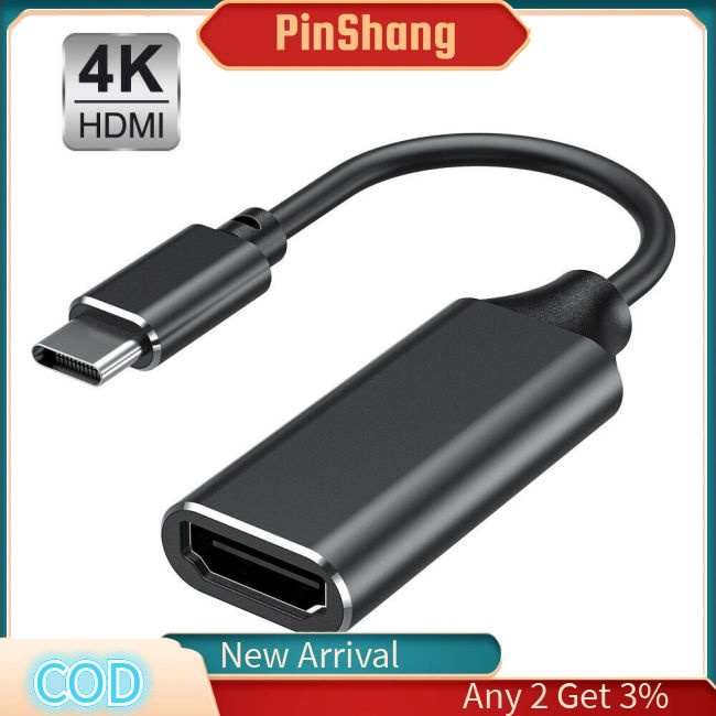 Pinshang Bộ Chuyển Đổi type-c Sang hdmi hd tv usb-c 4k Cho pc / laptop / Điện Thoại Di Động