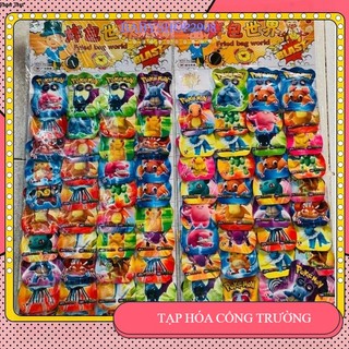 Vỉ 40 đồ chơi dẫm nổ dokemon tổng kho đồ choi trẻ em