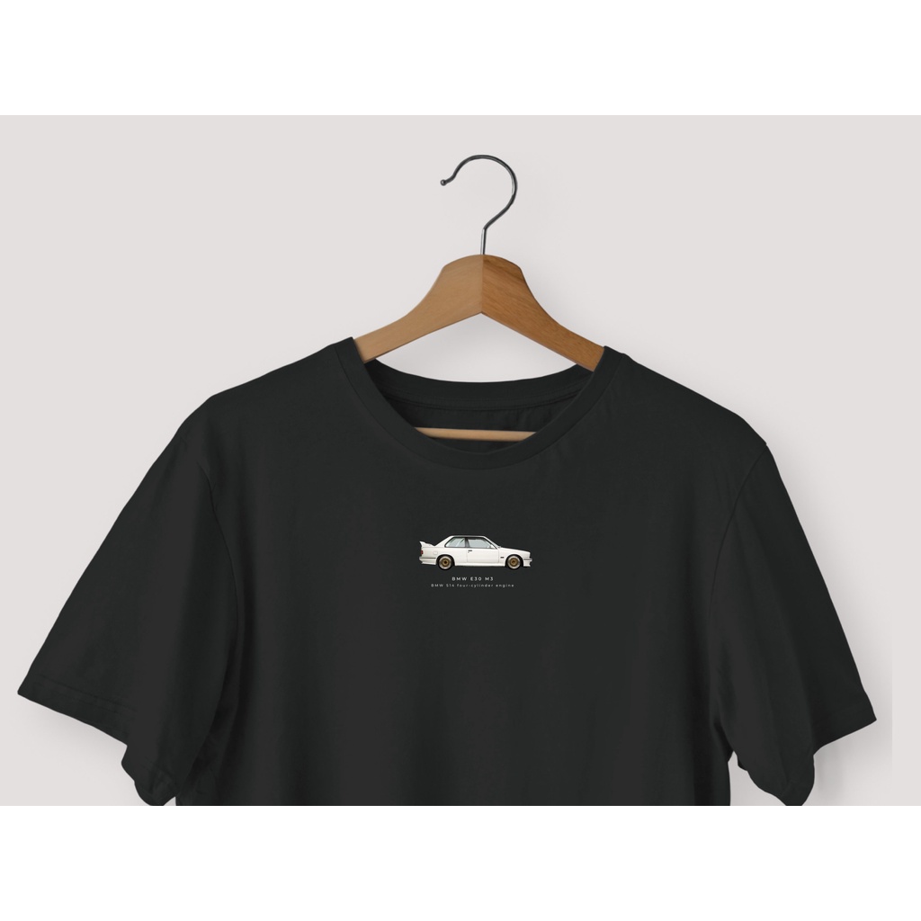 Áo thun tưởng niệm BMW E30 M3 | Đen