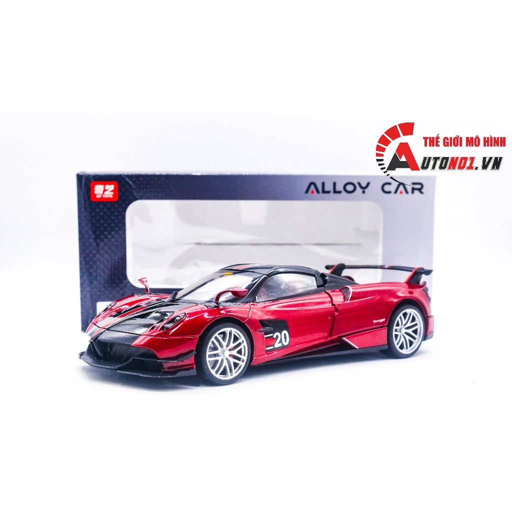 Mô hình siêu xe Pagani Huayra BC mui trần tháo rời được 1:18 Alloy Model OT221Tặng ô tô