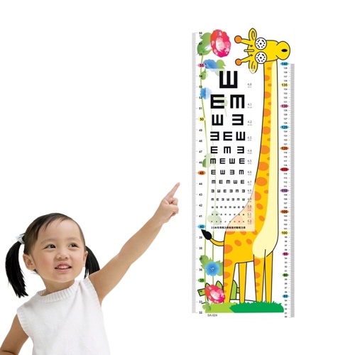 Decal dán tường đo chiều cao cho bé