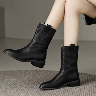 Size Station - Giày boot da thật basic BT00082