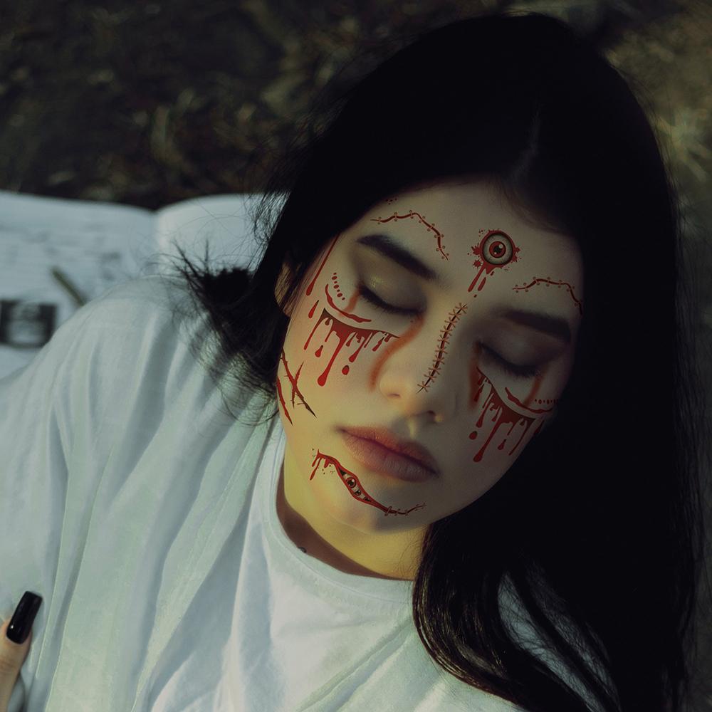 Sms Hình Xăm Dán Chống Thấm Nước s4w2 Phong Cách halloween Độc Đáo