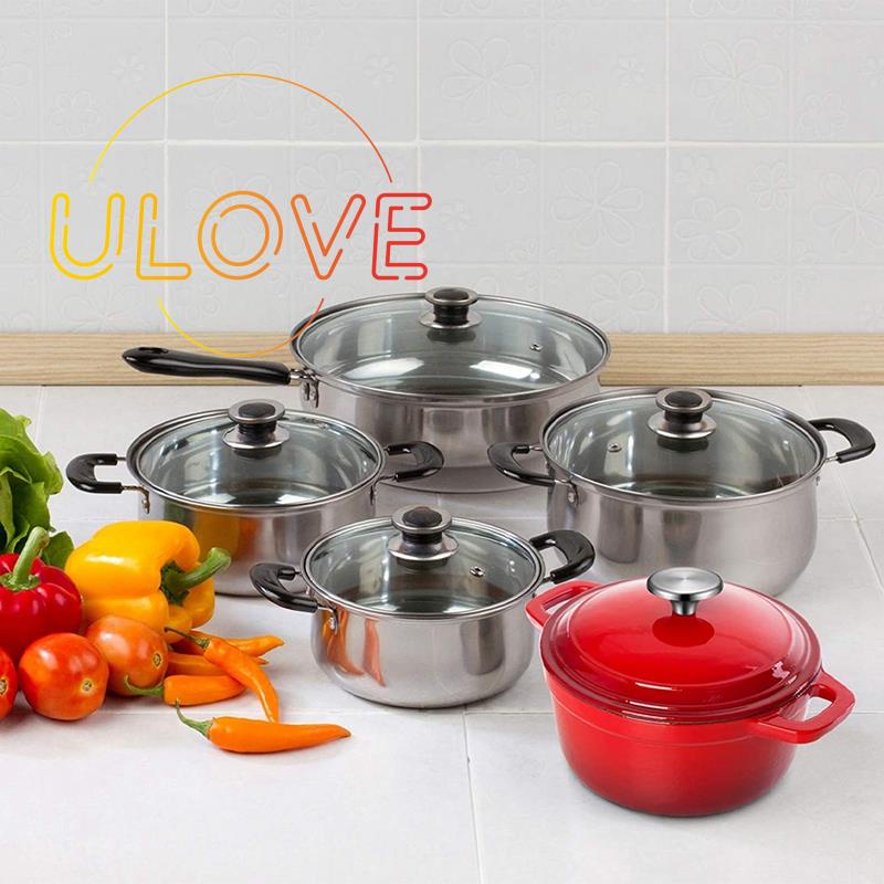 Uhktyltui.vn # Bộ 4 Núm Vặn Lò Nướng Bằng Thép Không Gỉ Thay Thế Cho le creuset aldi, lodge