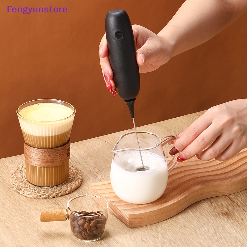 Feng Máy Đánh Trứng / Sữa Tạo Bọt Cà Phê Cầm Tay Không Dây mini Chạy Bằng Điện Dùng Trang Trí cappuccino vn