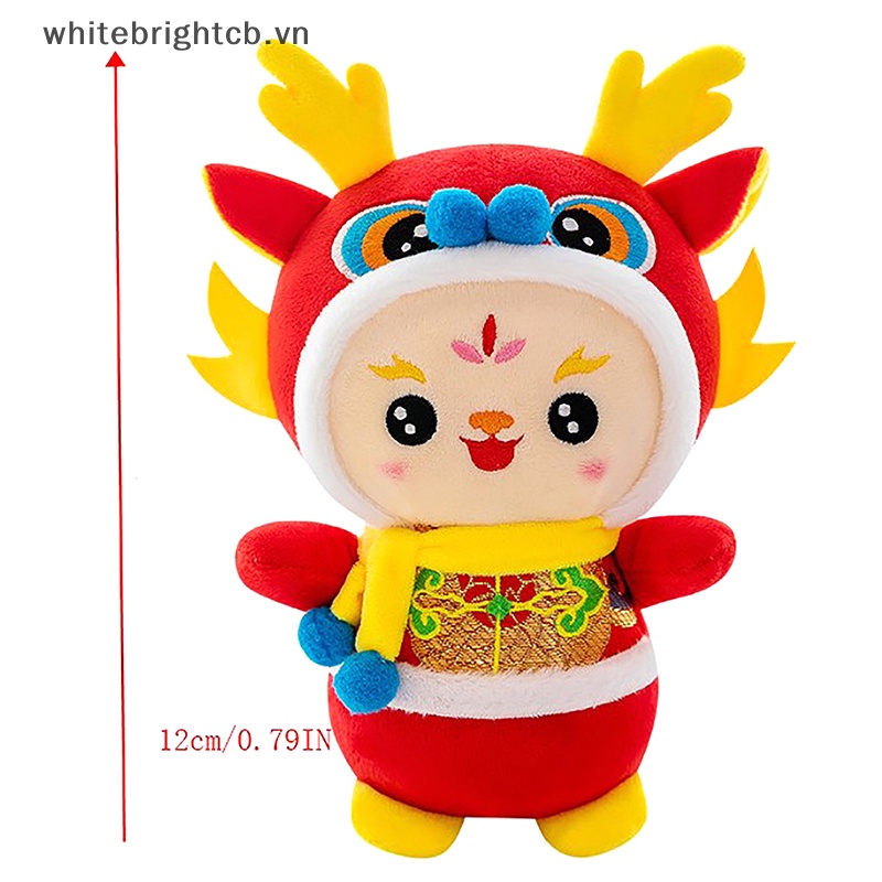 Búp Bê Nhồi Bông Hình Rồng Năm Mới Của Trung Hoa Kích Thước 12cm